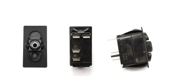 Kawasaki Mule / Teryx On-Off SPST Momentary Carling Rocker Switch with Blue Bottom LED - XTC Power
