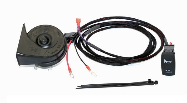 Universal Horn Kit For SXS UTV, Includes Laser Engraved Rocker Switch - XTC Power