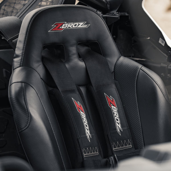 Can-Am Maverick X3, Maverick Sport/Trail, and Defender Seat (Black) - Zbros Racing