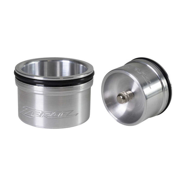 Polaris RZR XP 1000 / XP Turbo / Turbo S / Pro XP / Pro R / Turbo R / RS1 FOX 2.5" Billet Reservoir End Cap (Pair) - Zbros Racing