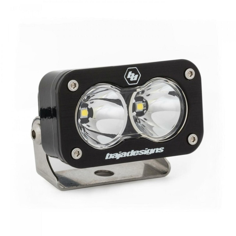 S2 Pro Black Led Auxiliary Light Pod (work/scene) (clear) - Baja Designs