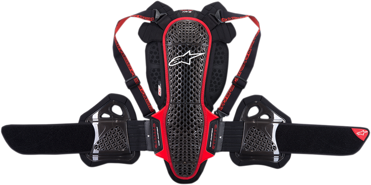 Alpinestars - Nucleon KR-3 Back Protector - Black/Red - XS - Nucleon KR-3 Back Protector - 6504718-13-XS