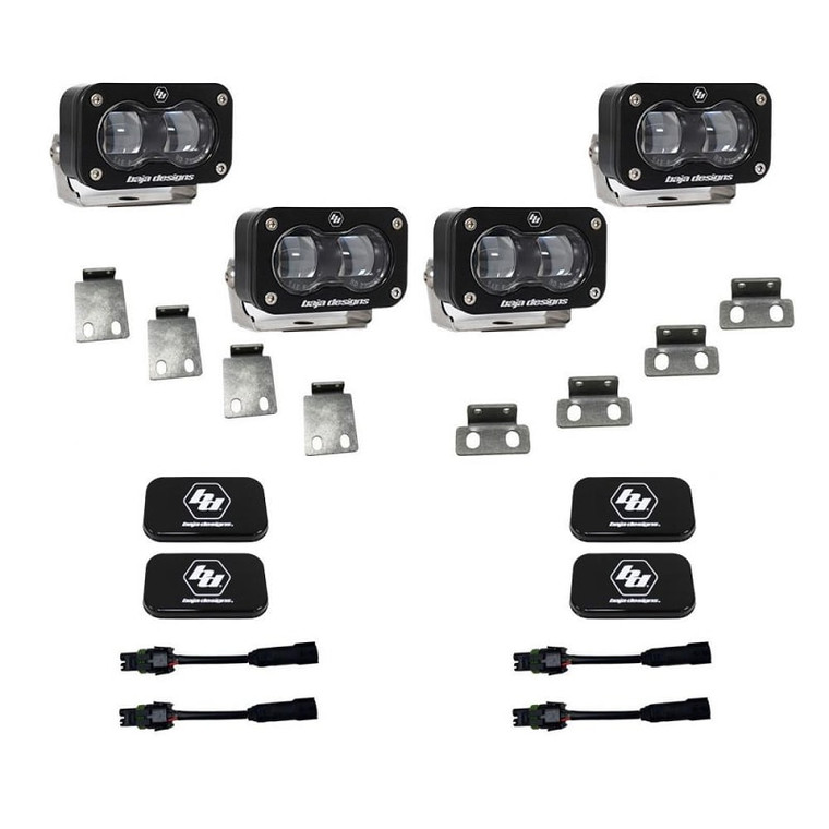 2021-2026 Ford F-150 Raptor / Raptor 37 / Raptor R / Bronco Raptor S2 Sae Dual Fog Pocket Light Kit - Baja Designs