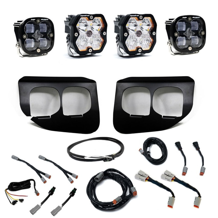 2020-2022 Ford F-250 Super Duty / F-350 Super Duty Squadron 2.0 Sport/squadron Sae Dual Fog Pocket Light Kit - Baja Designs