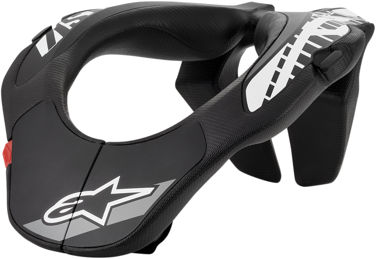 Alpinestars - Youth Neck Support - Black/White - One Size - Youth Neck Support - 6540118-12-OS