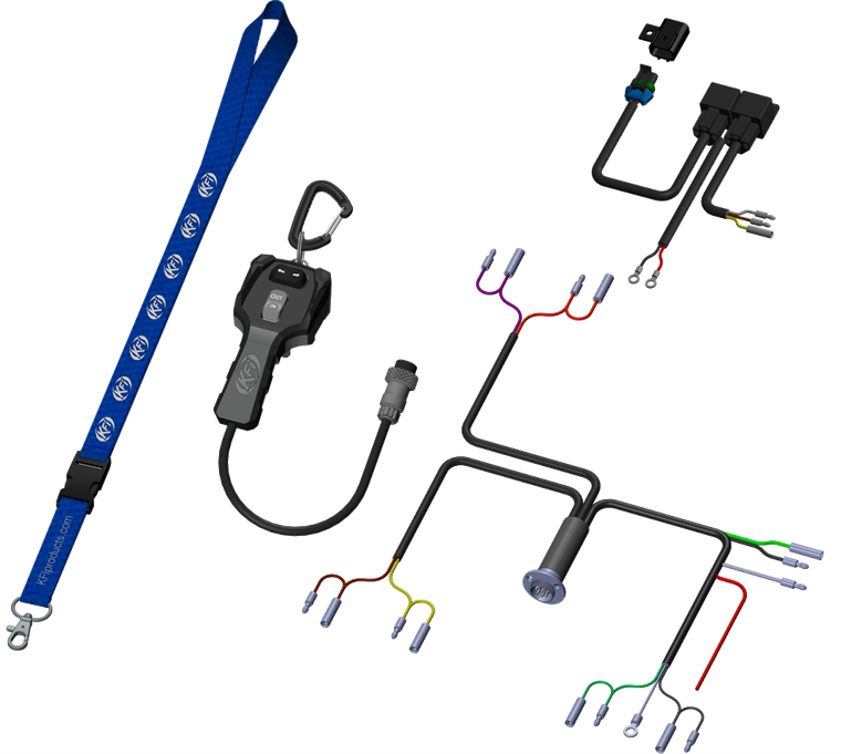 Kfi - Kit - Act Hand Remote Single Actuator And Winch - 106950