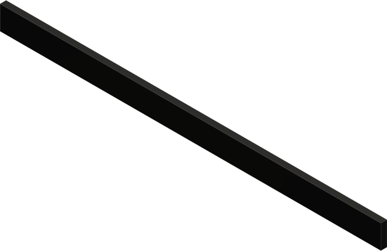 Kfi - Uhmw .75" X 72" Wear Bar - 106672