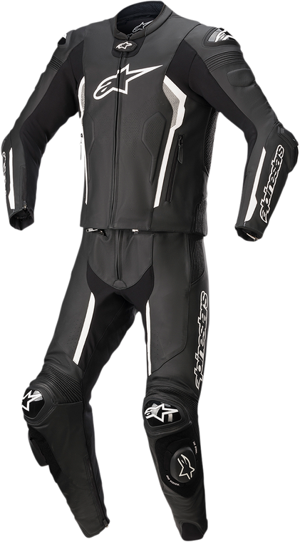 Alpinestars - Missile v2 - 2-Piece Suit - Black/White/Gray - US 38 / EU 48 - Missile 2-Piece Suit - 3160122-12-48 Alpinestars - Missile v2 - 2-Piece Suit - Black/White/Gray - US 38 / EU 48 - Missile 2-Piece Suit - 3160122-12-48