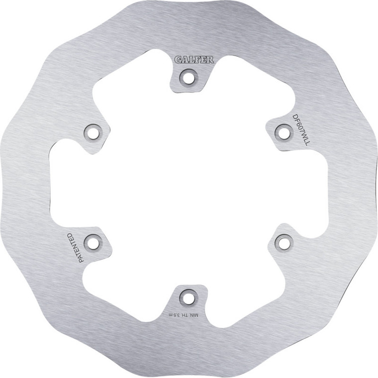 Galfer - Brake Rotor Fixed Solid - Front - DF607WLL