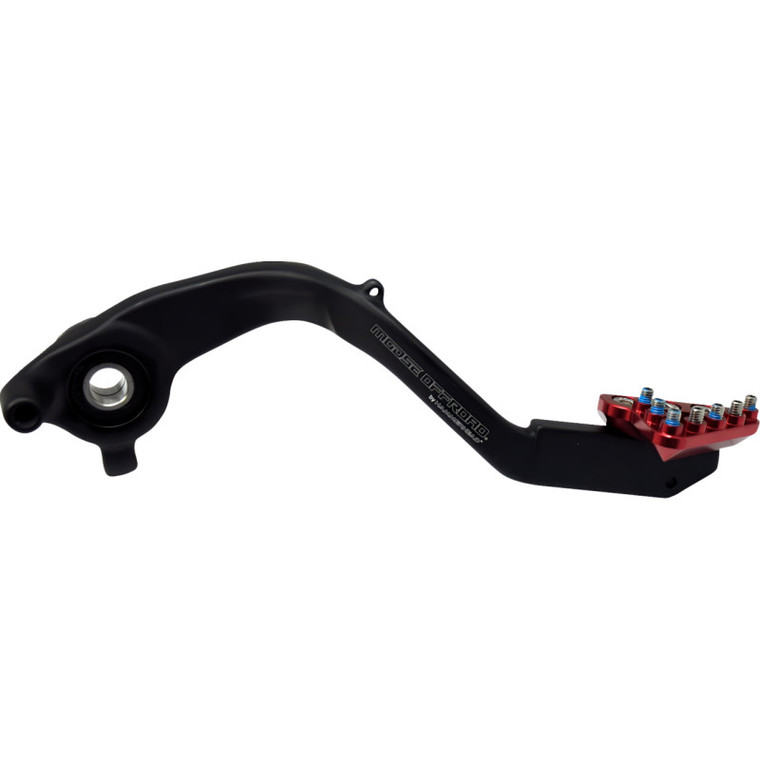 Moose Offroad - Forged Rear Brake Pedal  Red - 82-0670-21-10