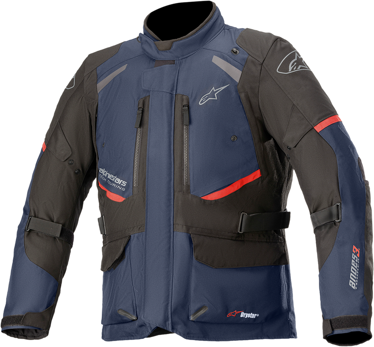 Alpinestars - Andes v3 Drystar Jacket - Blue/Black - Medium - Andes v3 Drystar Jacket - 3207521-7109-M