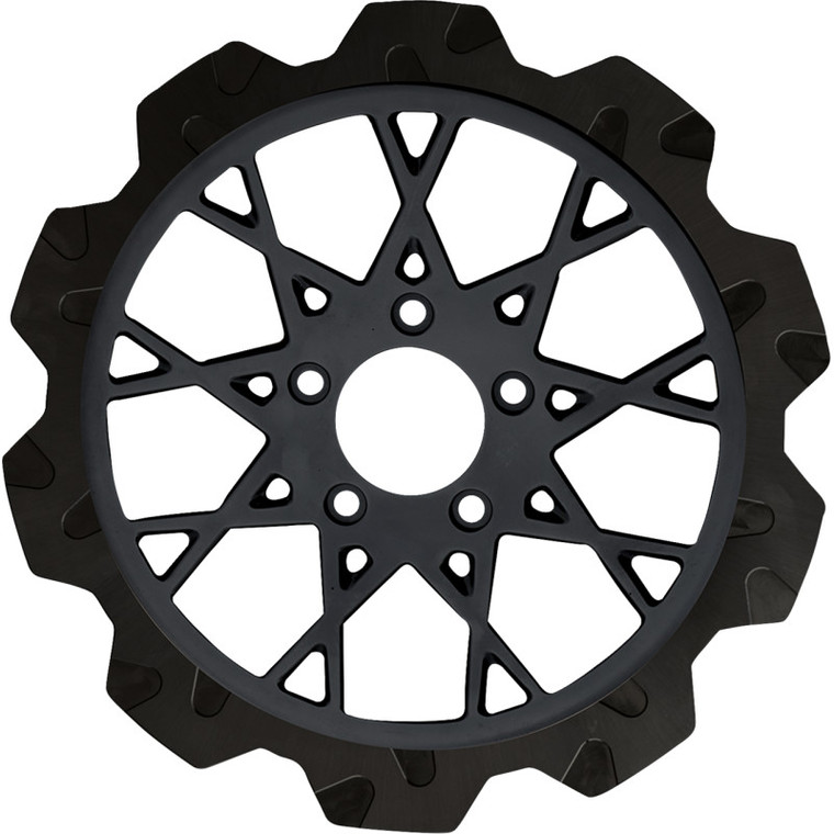 Lyndall Racing Brakes Llc - Brake Rotor - Frnt - Crown Blk 13" - Gemini Cntr - Tour - 2105-5101