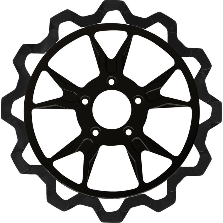 Lyndall Racing Brakes Llc - Brake Rotor - Frnt - Bowtie Blk 13" - B-52 Cntr - Tour - 4105-5158