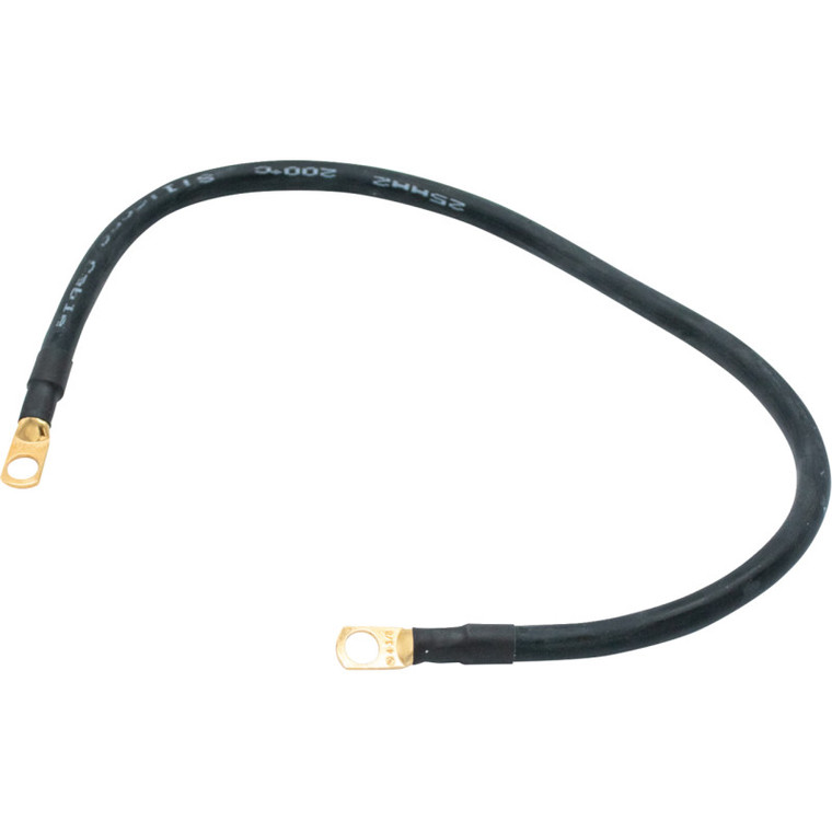 Terry Components - Negative Battery Cable 24" Universal - 4 Awg - 3/8 - 3/8 - 22324U