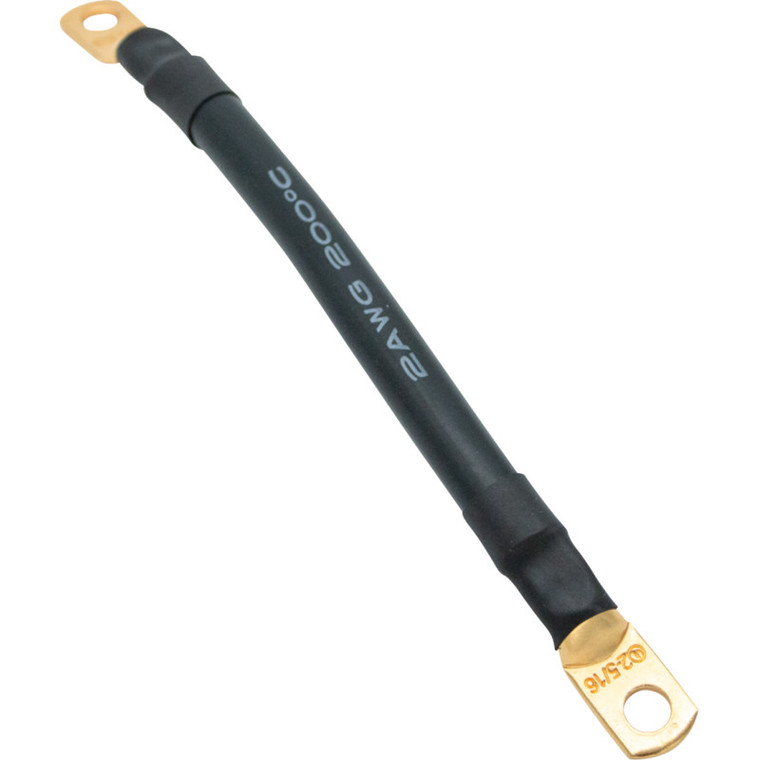 Terry Components - Extreme Ground Upgrade Cable 8" - 2 Awg - 5/16 - 5/16 - 22708UX