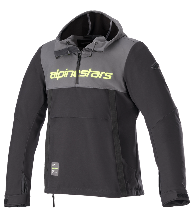 Alpinestars - Sherpa Jacket - Black/Gray/Yellow - Medium - Sherpa Jacket - 4208123-9151-M