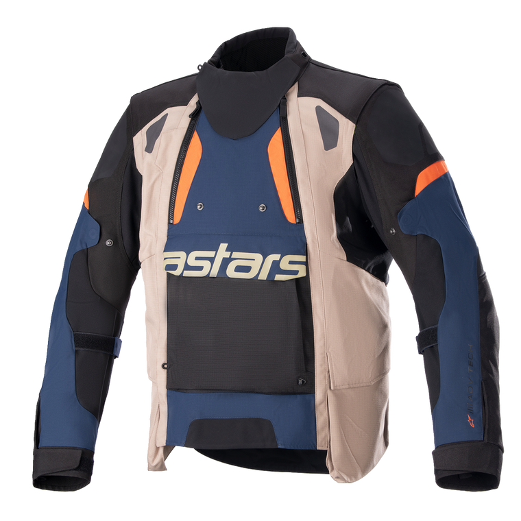 Alpinestars - Halo Drystar Jacket - Blue/Black/Orange - Small - Halo Drystar Jacket - 32048227194S
