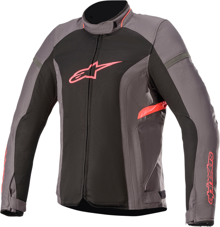 Alpinestars - Stella T-Kira v2 Air Jacket - Gray/Black/Pink - Medium - Stella T-Kira v2 Air Jacket - 3312021-9138-M