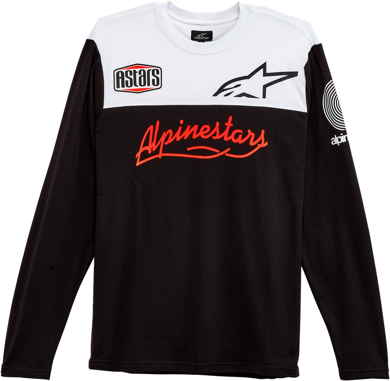 Alpinestars - Elsewhere Jersey - Black - Medium - Elsewhere Jersey - Black - Medium - 1232-75000-10-M