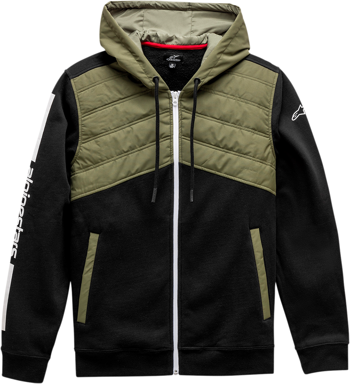 Alpinestars - Alltime Hybrid Jacket - Black/Olive - Medium - Alltime Hybrid Jacket - 1211110021067M