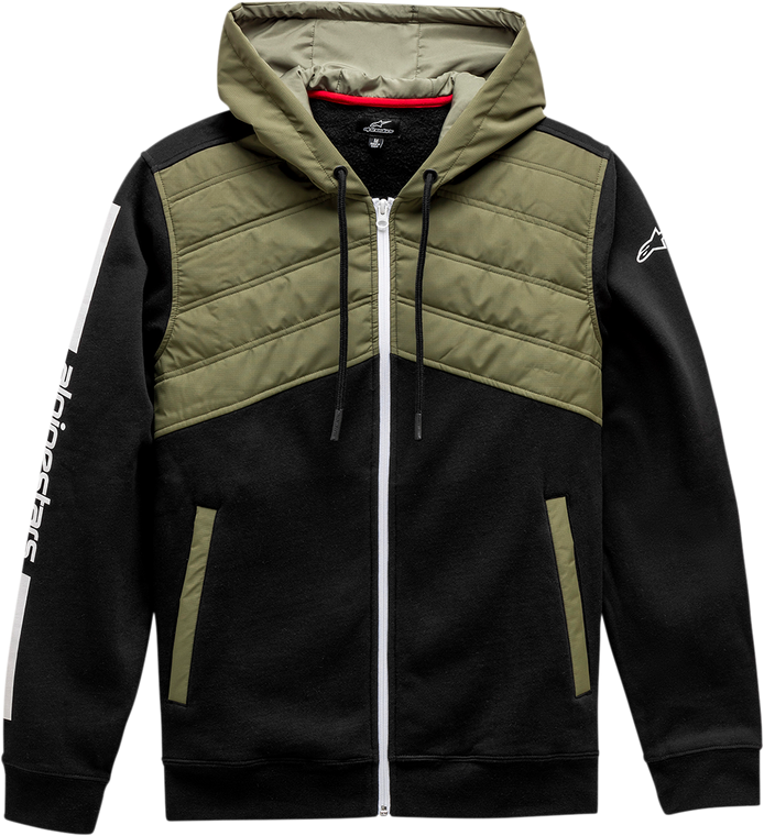 Alpinestars - Alltime Hybrid Jacket - Black/Olive - XL - Alltime Hybrid Jacket - 1211110021067XL
