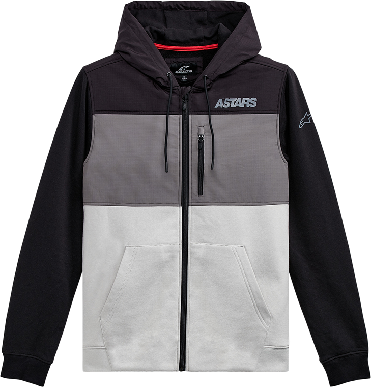 Alpinestars - Elevate Jacket - Black/Silver - Large - Elevate Hybrid Jacket - 1212-112001900L