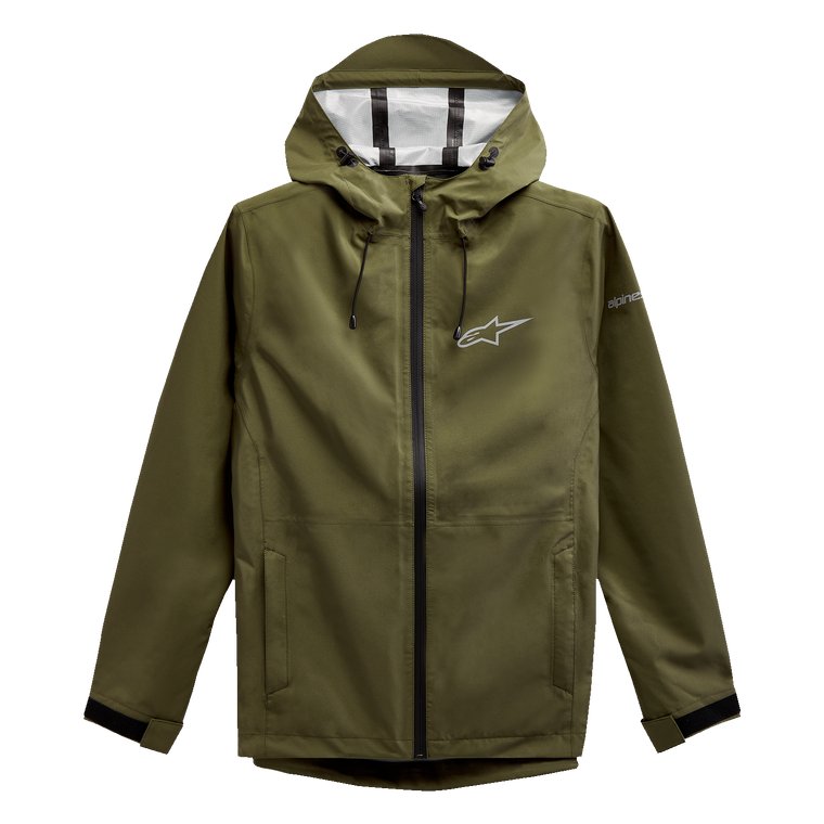 Alpinestars - Omni Rain Jacket - Military Green - 2XL - Omni Rain Jacket - 123211010690XXL