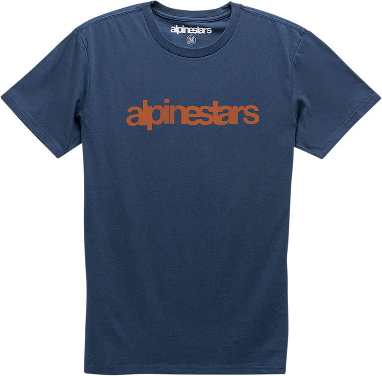 Alpinestars - Heritage Word T-Shirt - Navy/Red - XL - Heritage Word T-Shirt - 1210730067030XL