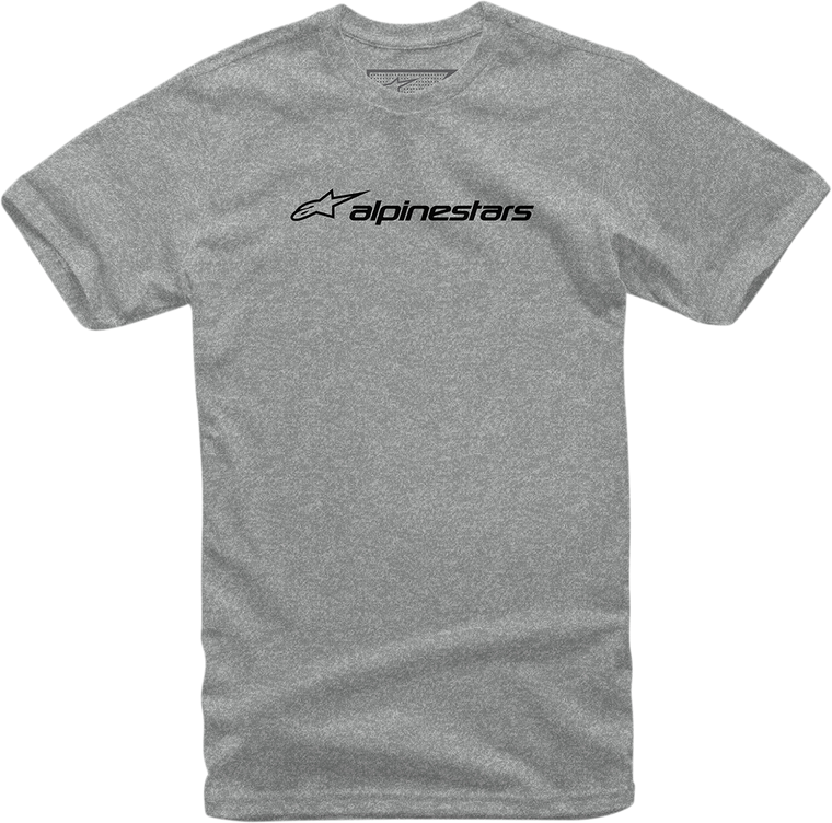 Alpinestars - Linear Combo T-Shirt - Heather Gray/Black - Medium - Linear Combo T-Shirt - 1213720021126M