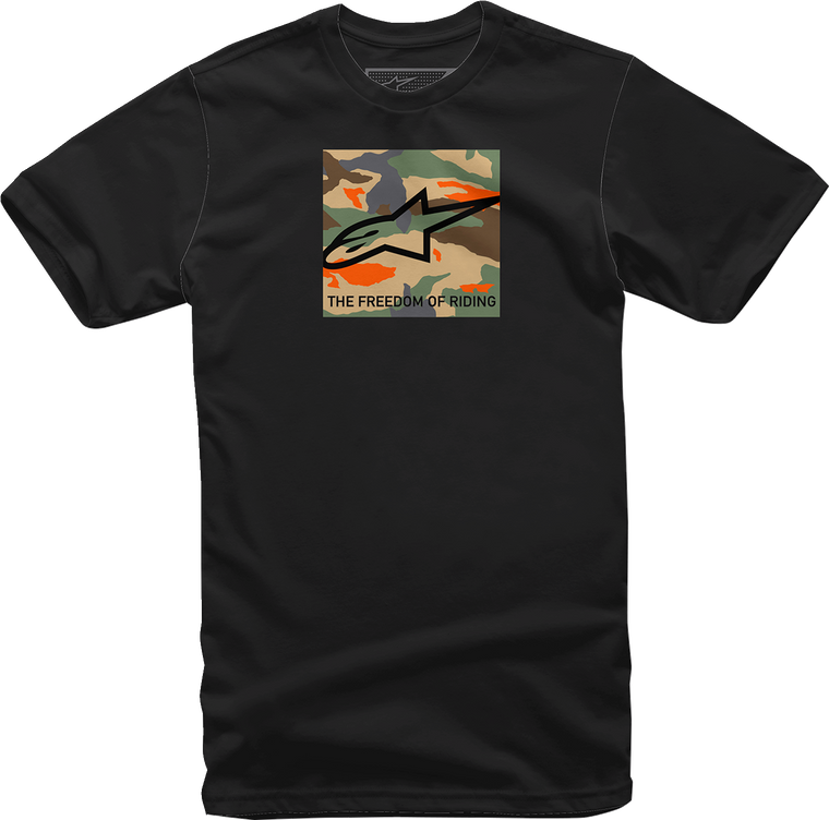 Alpinestars - Free Camo T-Shirt - Black - 2XL - Free Camo T-Shirt - 1232-72220-102X