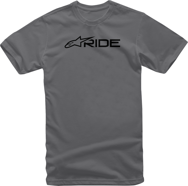 Alpinestars - Ride 3.0 T-Shirt - Charcoal/Black - Large - Ride 3.0 T-Shirt - 1232-722001810L