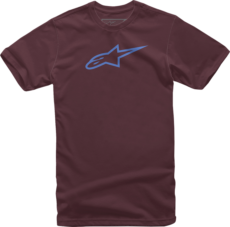 Alpinestars - Ageless T-Shirt - Maroon/Blue - Large - Ageless Classic T-Shirt - 1032-720308370L