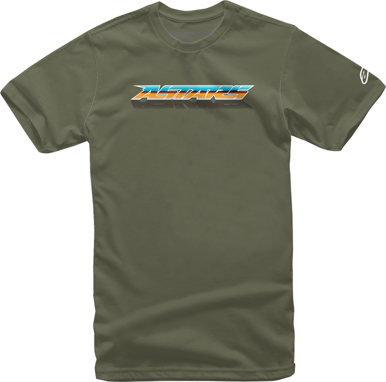 Alpinestars - Chromium T-Shirt - Military - Medium - Chromium T-Shirt - 1232-72206-690M