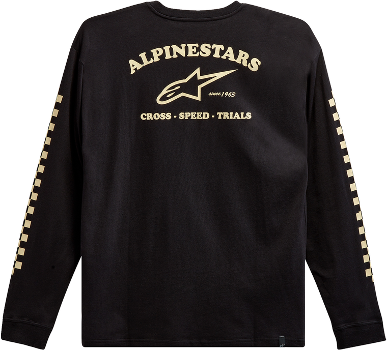 Alpinestars - Sunday Long-Sleeve T-Shirt - Black - XL - Sunday Long-Sleeve T-Shirt - 12137184010XL