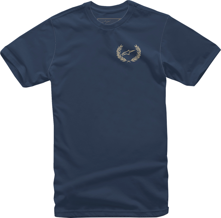 Alpinestars - Wreath T-Shirt - Navy - Large - Wreath T-Shirt - 12137258070L