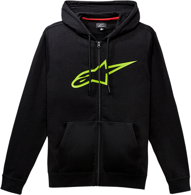 Alpinestars - Ageless 2 Zip Hoodie - Black/Green - Medium - Ageless 2 Zip Hoodie - 1038530521060M