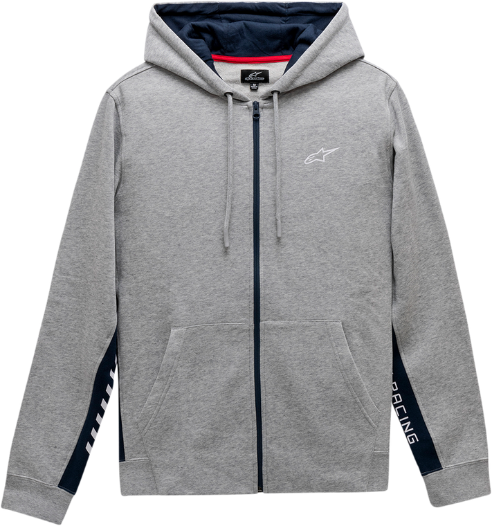 Alpinestars - Claim Hoodie - Heather Gray - Medium - Claim Hoodie - 1211524001026M