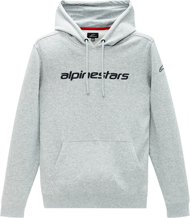 Alpinestars - Linear Hoodie - Heather Gray/Black - Medium - Linear Hoodie - 1213516701026M