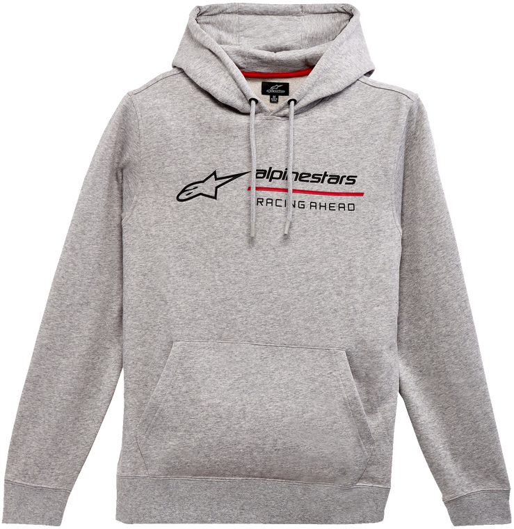 Alpinestars - Linear Race Hoodie - Heather Gray - Medium - Linear Race Hoodie - 1232-510001026M