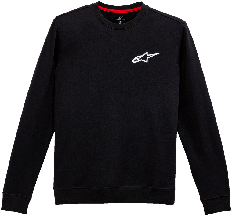 Alpinestars - Ageless Crew Fleece - Black - 2XL - Ageless Crew Fleece - 1232-51020-102X