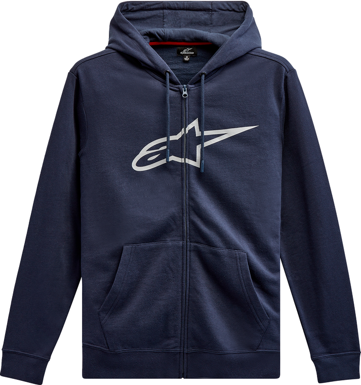 Alpinestars - Ageless 2 Zip Hoodie - Navy/Gray - Large - Ageless 2 Zip Hoodie - 1038530527011L