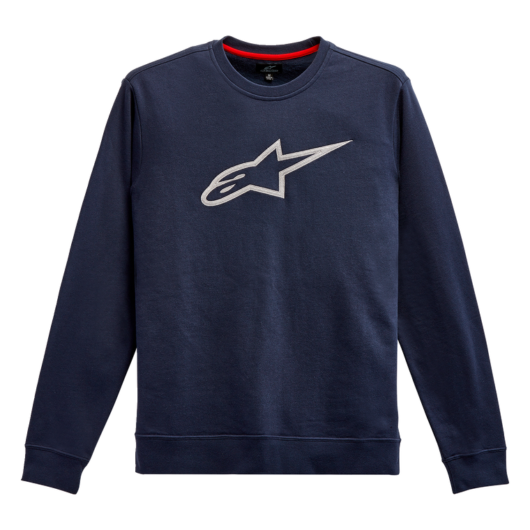 Alpinestars - Ageless Crew Fleece - Navy/Grey - 2XL - Ageless Crew Fleece - 12125132270112X