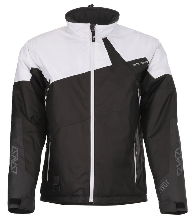 Arctiva - Pivot 6 Jacket - Black/White - 2XL - Pivot 6 Jacket - 3120-2098