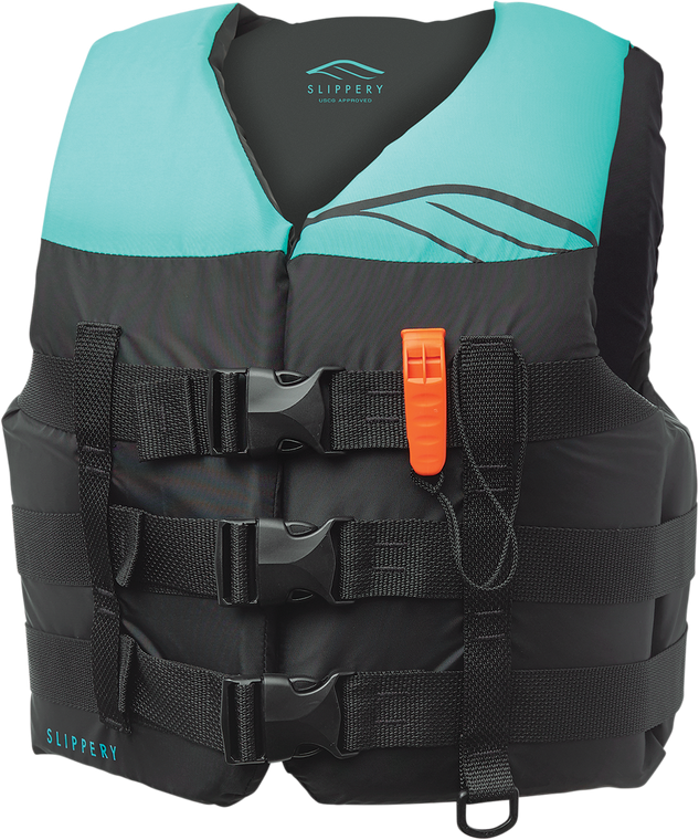Slippery - Women's Hydro Vest - Black/Mint - Small - Women's Hydro Nylon Vest - 11241450582020