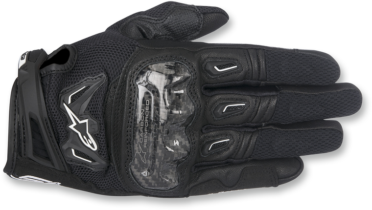 Alpinestars - SMX-2 Air Carbon V2 Gloves - Black - Small - SMX-2 Air Carbon V2 Gloves - 3567717-10-S