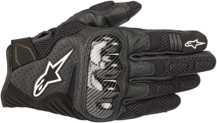 Alpinestars - SMX-1 Air V2 Gloves - Black - Medium - SMX-1 Air V2 Gloves - 3570518-10-M