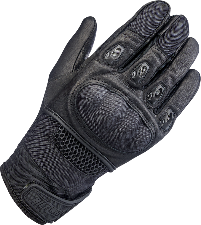 Biltwell - Bridgeport Gloves - Black - Medium - Bridgeport Gloves - 1509-0101-303