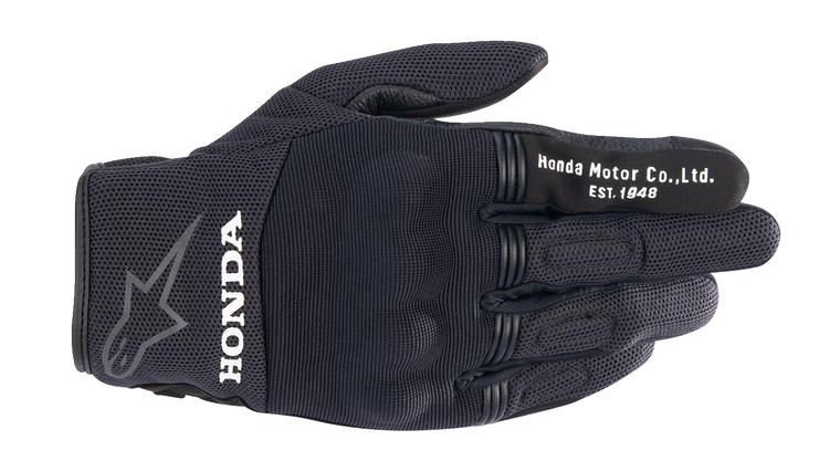 Alpinestars - Honda Copper Gloves - Black - Large - Honda Copper Gloves - 3568321-10-L