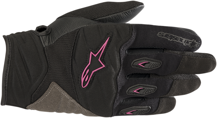 Alpinestars - Stella Shore Gloves - Black/Fuchsia - Small - Stella Shore Gloves - 3516318-1039-S