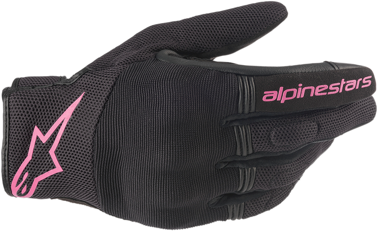 Alpinestars - Women's Copper Gloves - Black/Fuchsia - XL - Women's Stella Copper Gloves - 3598420-1039-XL